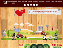 Tablet Screenshot of countyfairgrounds.net